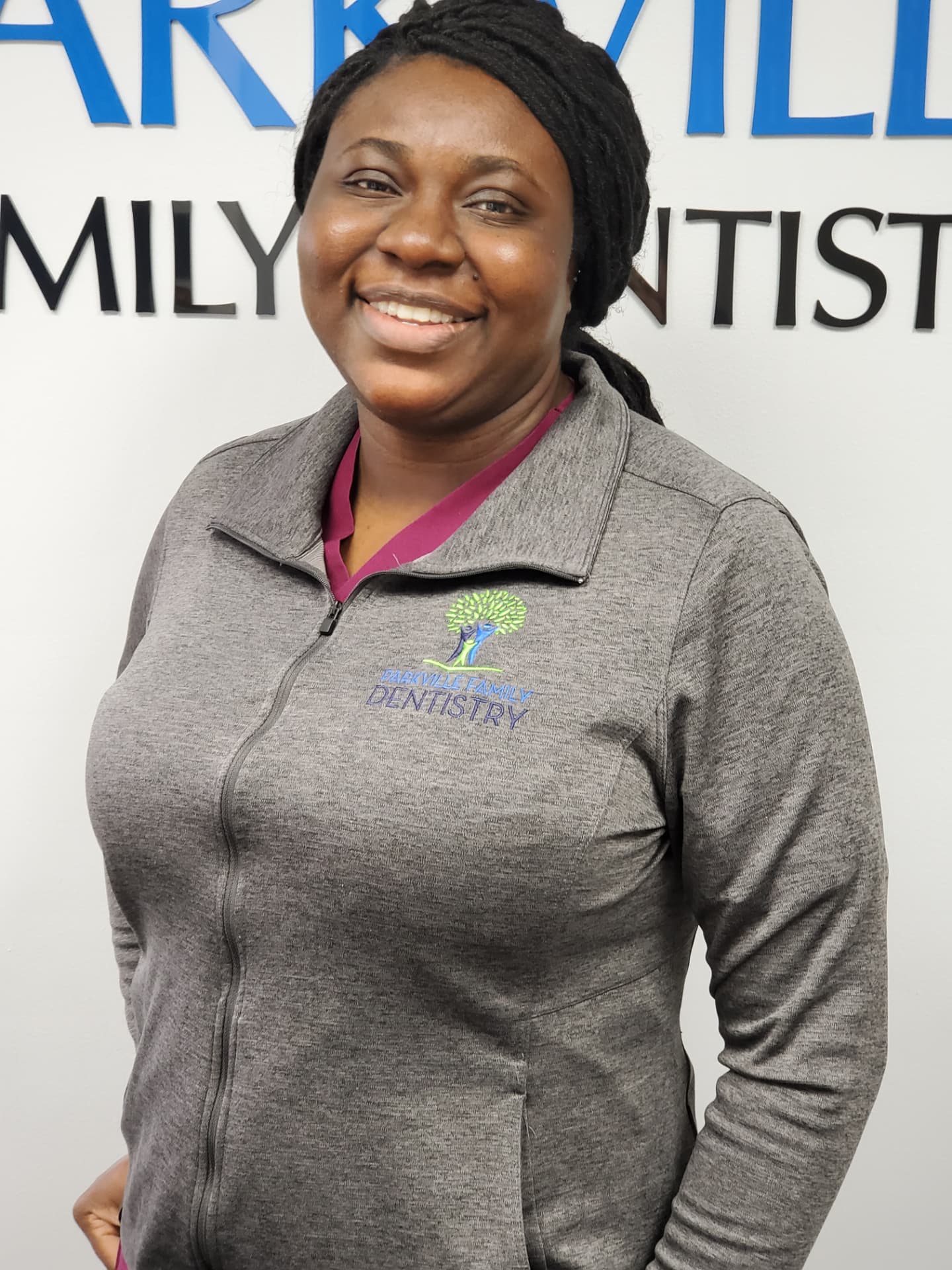 Akua, dental hygienist at Parkville Family Dentistry